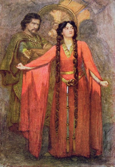 O, Never Shall Sun That Morrow See, Illustration from 