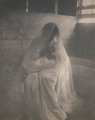 The Manger by Gertrude Käsebier