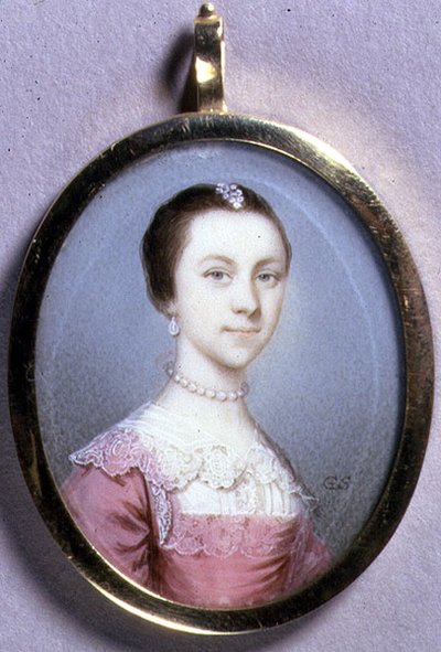 Portrait Miniature of Rachael Chumley, c.1749 by Gervase Spencer