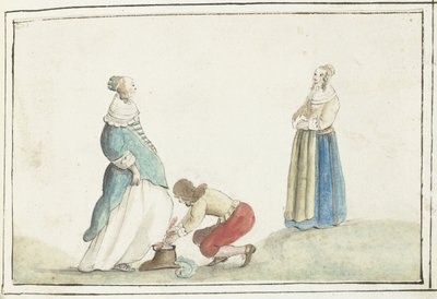 Gentleman Tying a Lady