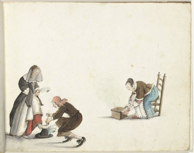 Gentleman Tying a Lady