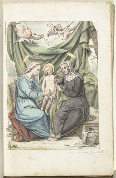 Madonna with Child and Saint Anne by Gesina ter Borch