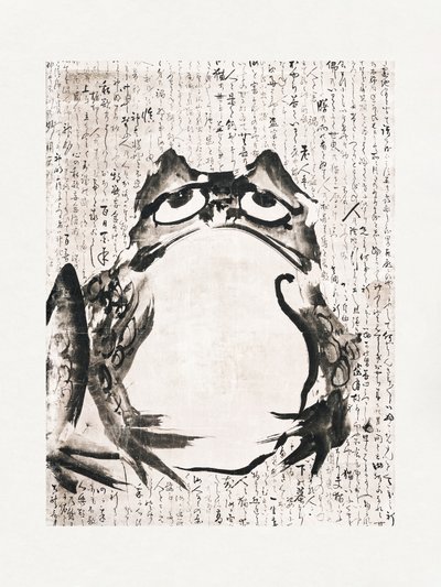 Japanese Frog (late 18th 19th Century) by Getsuju