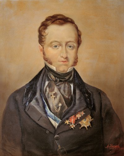 Portrait of Jose Maria Queipo de Llano Ruiz de Saravia, Count of Toreno by Ghersi (after)