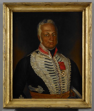 Lieutenant-Colonel James Skinner (1778-1841) c.1836 by Ghulam Husayn Khan