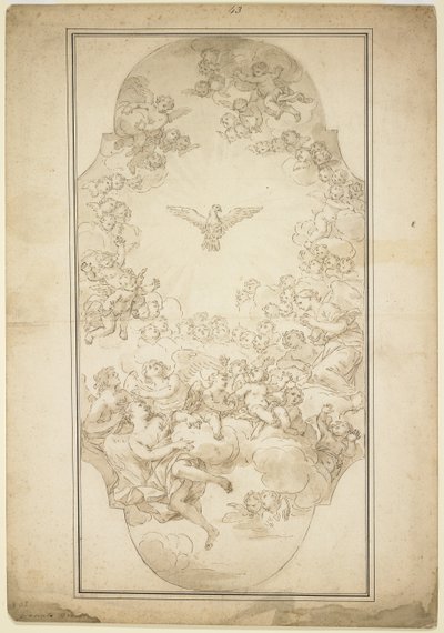 The Holy Ghost, 1680s by Giacinto Brandi