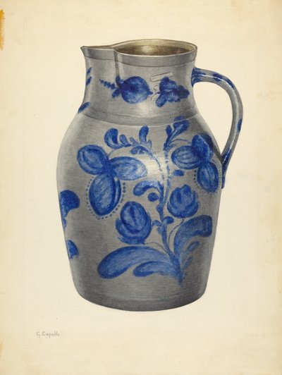 Pitcher, c. 1940 by Giacinto Capelli
