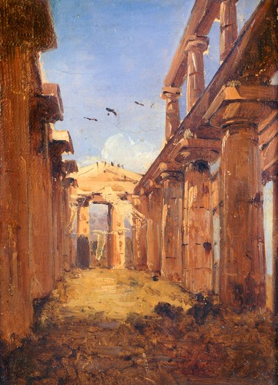 The Basilica of Paestum by Giacinto Gigante