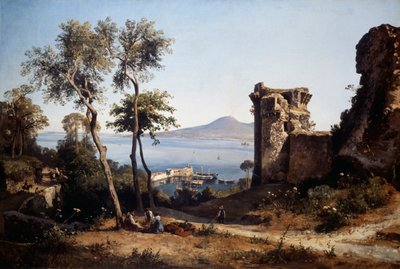View of Castellammare di Stabia by Giacinto Gigante