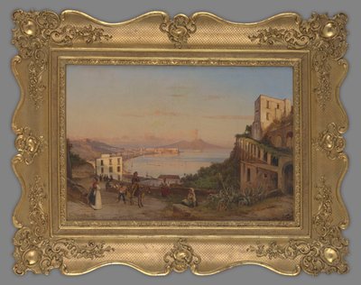 View of the Bay of Naples with Vesuvius by Giacinto Gigante