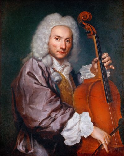 Portrait of a Cellist by Giacomo Ceruti