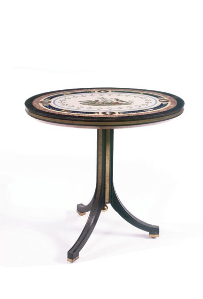 Micromosaic Tabletop, Rome, Late 18th Century by Giacomo (attr. to) Raffaelli