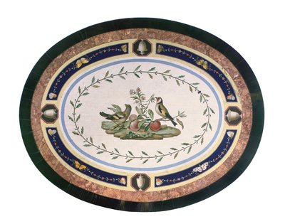 Micromosaic Tabletop, Rome, Late 18th Century by Giacomo (attr. to) Raffaelli