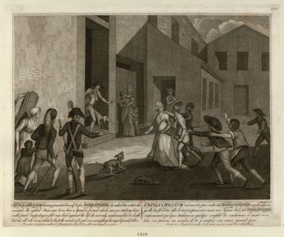 The Arrest of Cécile Renault on May 22, 1794 at the Apartment of Robespierre, c. 1798 by Giacomo Aliprandi