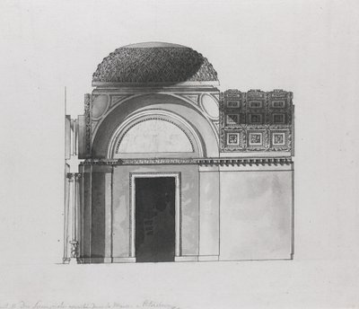 Cabinet Design for the Duke of Serracapriola in Petersburg by Giacomo Antonio Domenico Quarenghi