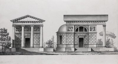 Church Design for the Tutomlin Family by Giacomo Antonio Domenico Quarenghi