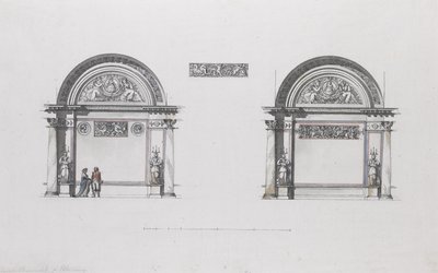 Design for the Sheremetev palace, Ostankino by Giacomo Antonio Domenico Quarenghi