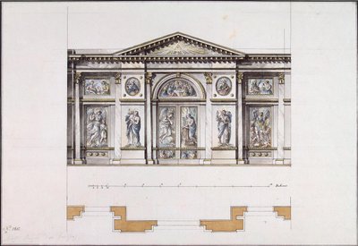 Iconostasis in the Smolny Convent of the Resurrection in St. Petersburg, 1780s by Giacomo Antonio Domenico Quarenghi
