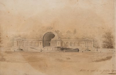 Study of an Arcade for Tsarskoye Selo by Giacomo Antonio Domenico Quarenghi