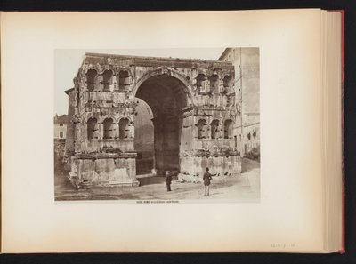 Arch of Janus in Rome, Italy by Giacomo Brogi