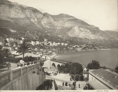 Panoramic View of Montecarlo in Monaco by Giacomo Brogi
