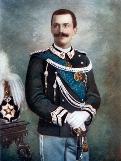 Victor Emmanuel III, King of Italy by Giacomo Brogi