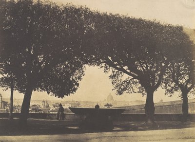 View from the French Academy at the Villa Medici by Giacomo Caneva