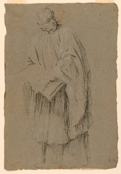 A Young Priest by Giacomo Cavedone