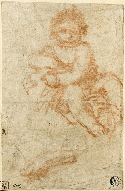 Study for Christ Child by Giacomo Cavedone