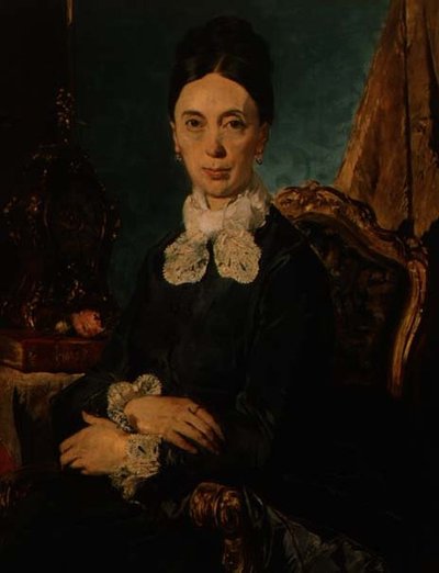 Portrait of a Relation of the Artist by Giacomo Favretto
