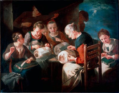 The Embroiderers by Giacomo Francesco Cipper