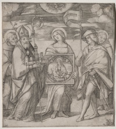 Patron Saints of Bologna by Giacomo Francia