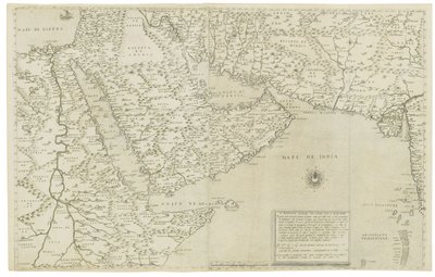 Map of India and Southeastern Asia; Il Disegno Della Terza Parte Dell