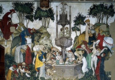 The Fountain of Youth (detail) by Giacomo Jaquerio