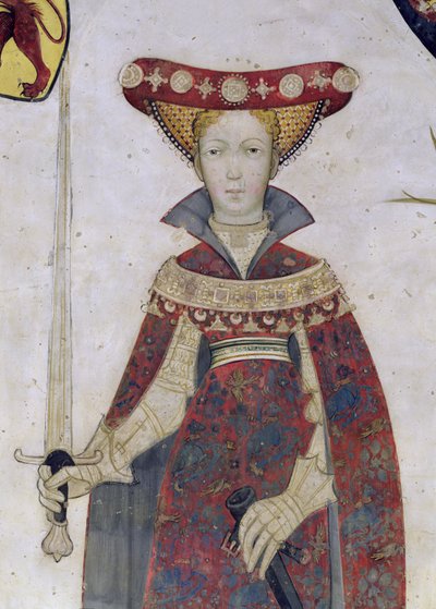 The Nine Worthies and the Nine Worthy Women (detail) by Giacomo Jaquerio