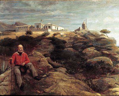 Risorgimento: The Italian patriot Giuseppe Garibaldi on the island of Caprera by Giacomo Mantegazza