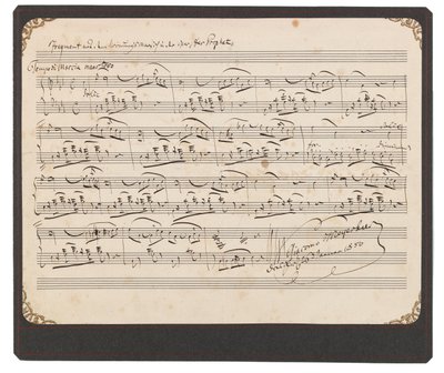 Meyerbeer Fragment from Coronation March by Giacomo Meyerbeer