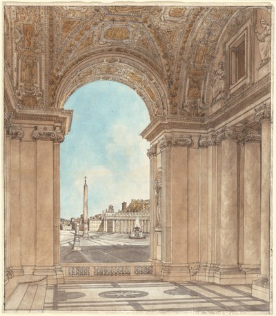 The Piazza of Saint Peter