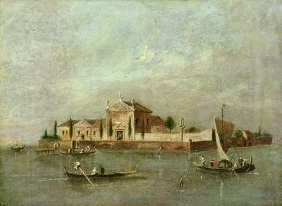 Isola della Beata Vergine del Rosario by Giacomo style of Guardi