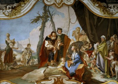 Rachel Hiding the Teraphim from her Father Laban, ca 1728 by Giambattista Tiepolo