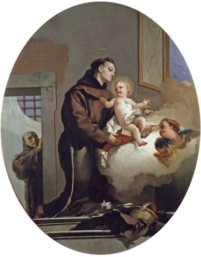 Saint Anthony of Padua with the Infant Jesus by Giambattista Tiepolo