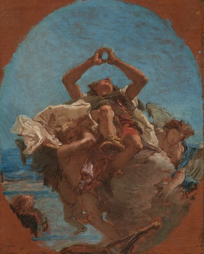 Saint Roch Carried to Heaven by Angels, c.1735-1745 by Giambattista & Tiepolo Giandomenico (1727-1804) Tiepolo
