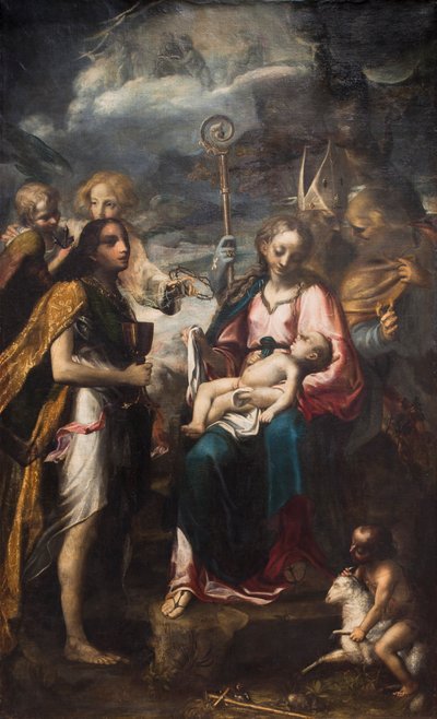 The Virgin and Child and the Mystery of the Passion by Giambattista Tinti