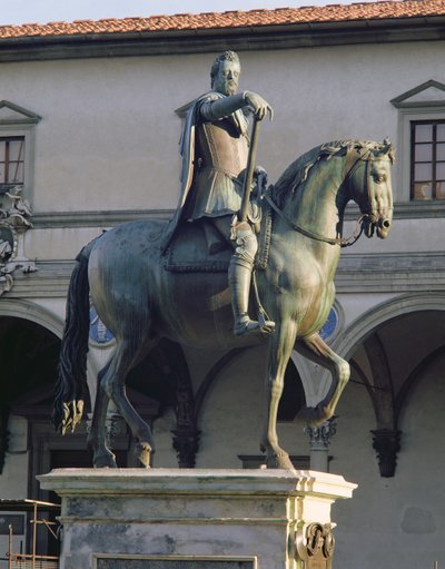 Equestrian Statue of Grand Duke Ferdinand I (detail) by Giambologna