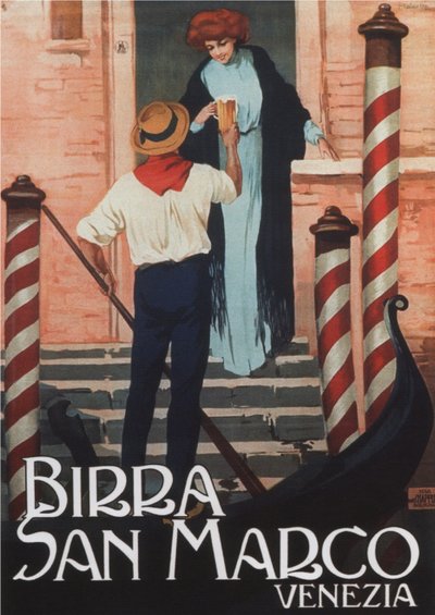 Beer San Marco, c. 1909 by Gian Emilio Malerba
