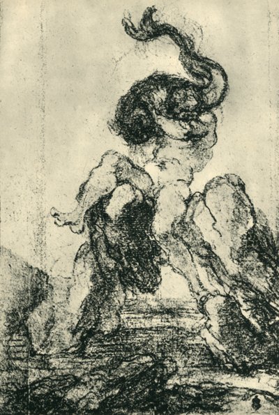 A Marine God with a Dolphin by Gian Lorenzo Bernini