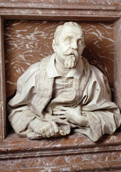 Bust of Gabrielle Fonseca (doctor of Pope Innocent X) from the Fonseca Chapel by Gian Lorenzo Bernini