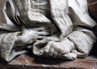 Bust of Gabrielle Fonseca (detail) by Gian Lorenzo Bernini