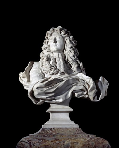 Bust of Louis XIV, King of France by Gian Lorenzo Bernini