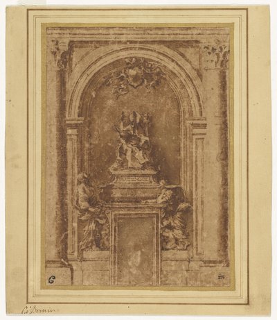 Design for the Tomb of Pope Alexander VII in Saint Peter